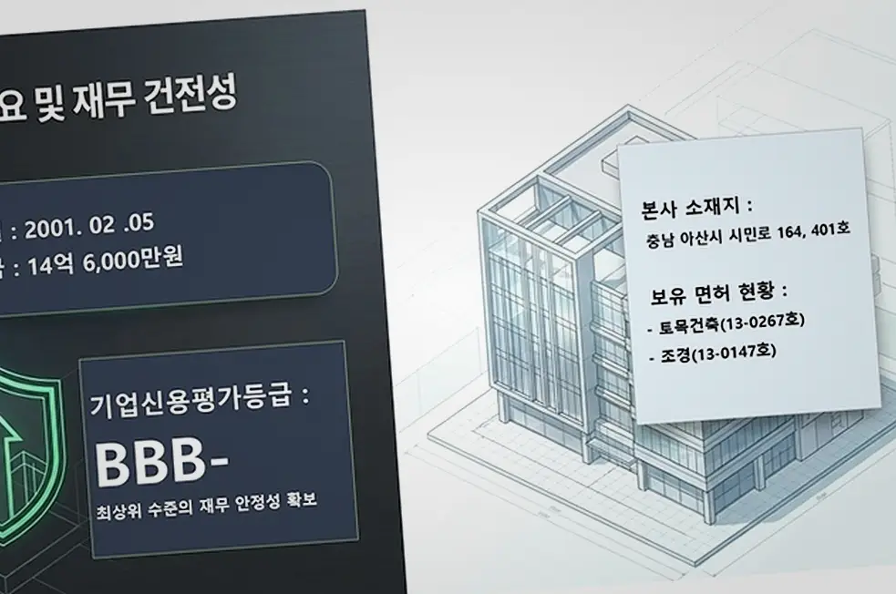 가평읍 건물 내진 보강 신축·증축 책임 시공